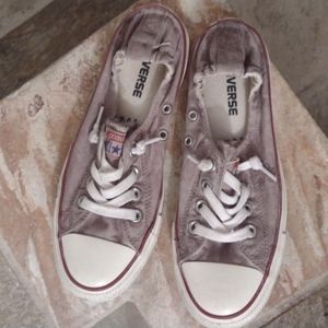 Convers shoreline shoe 7.5 beige brown tie dye.